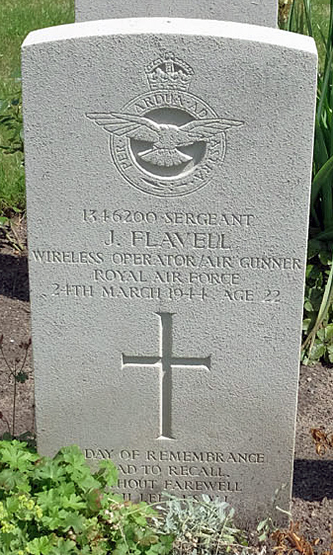 Sgt Joseph Flavell<br/><br /><br />died March 25th, 1944